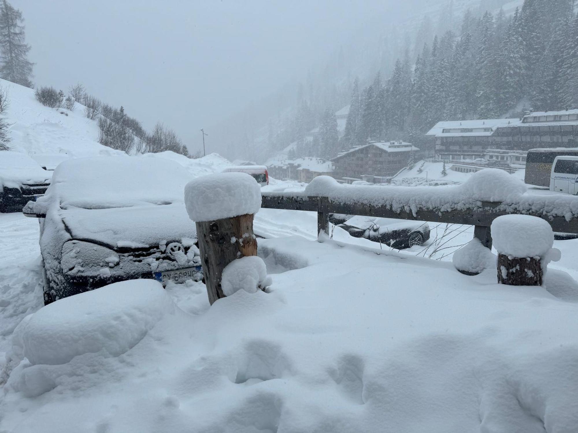Ski Lodge Pampeago Tesero Bagian luar foto